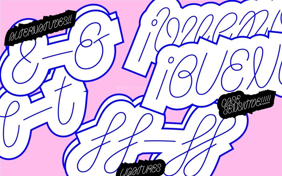 Tangley 艺术展示西文字体